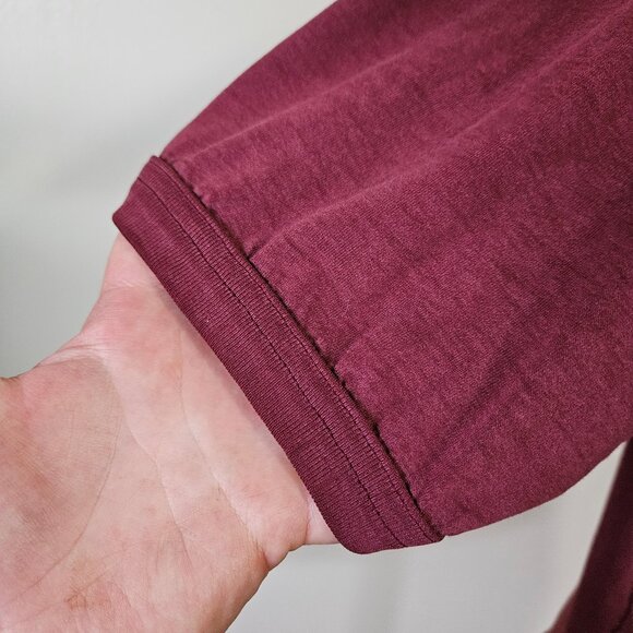 Gator Athletics Vintage 80s 90s Sports T-Shirt Vneck Red Maroon Faded USAL Large - Picture 5 of 7